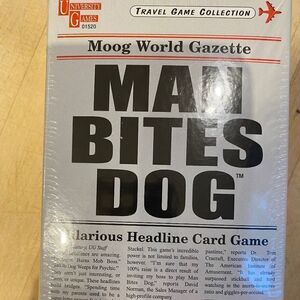 Man Bites Dog Card Game, University Games, Travel Game Collection, New Sealed